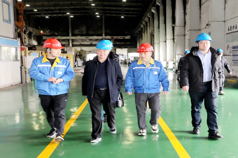 2024年 1月30日，浙江省經(jīng)信廳機(jī)關(guān)黨委二級(jí)巡視員孫自強(qiáng)蒞臨景興紙業(yè)開(kāi)展歲末年初安全生產(chǎn)督導(dǎo)